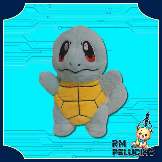 Pelúcia Squirtle - Pokémon 30cm
