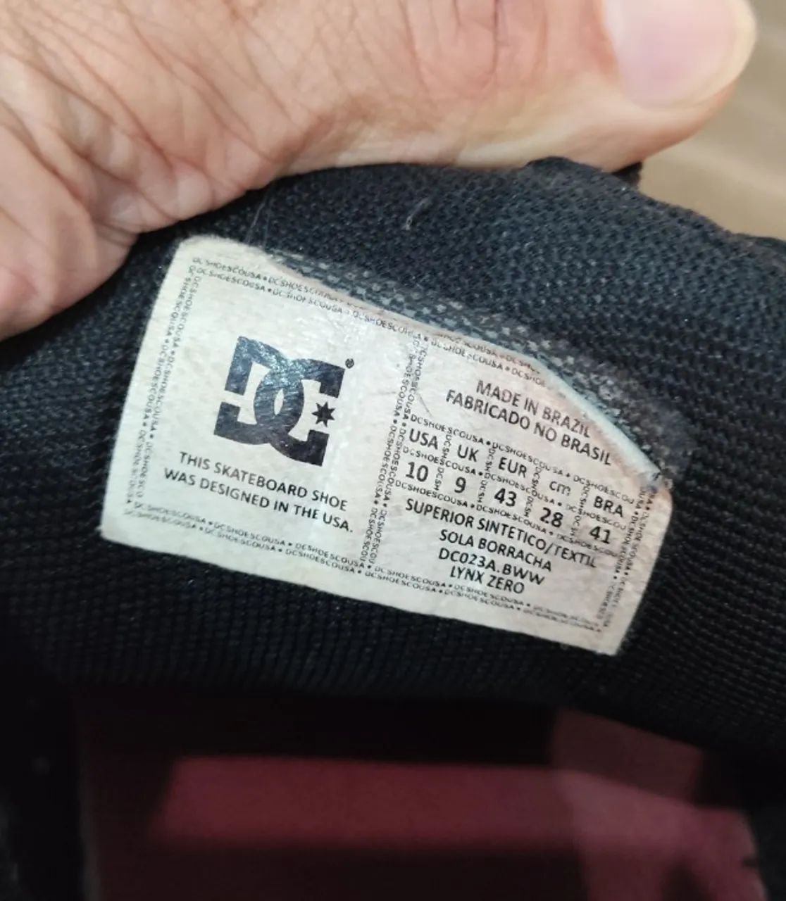 Tênis DC Shoes Lynx Zero Preto Branco - Foto 2