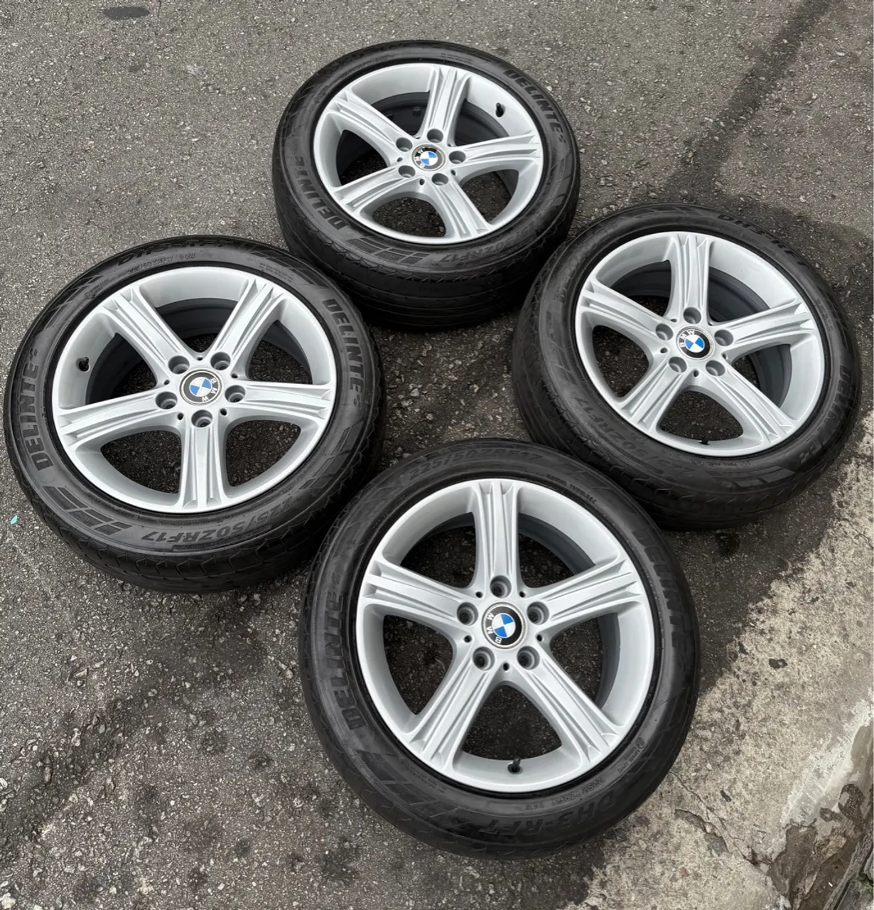 Jogo Rodas Bmw 320i F30 2014 Aro 17 Style 393 Com Pneus