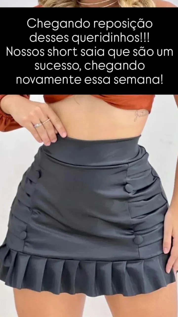 Short Saia Sucesso - Reposição!