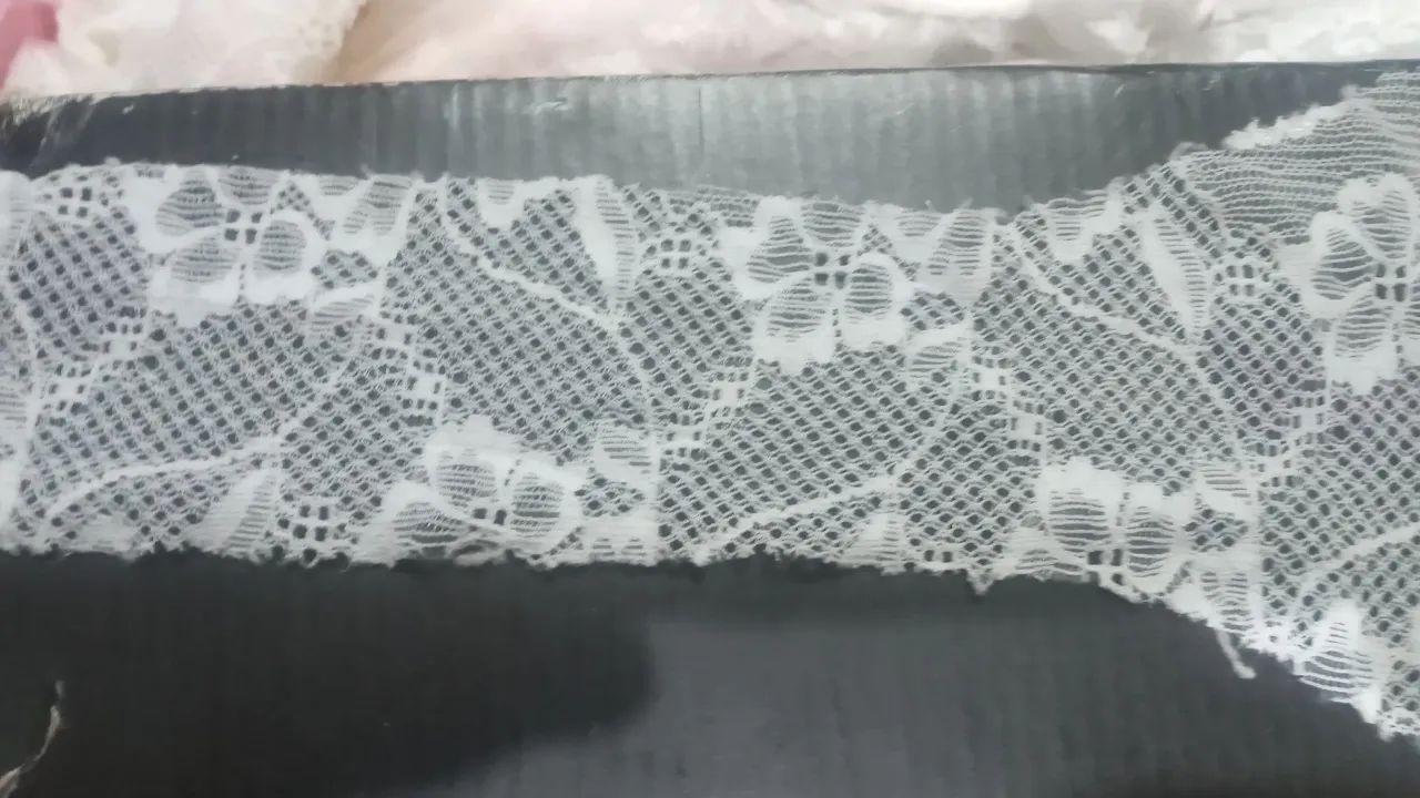 Lote retalhos renda - Foto 2