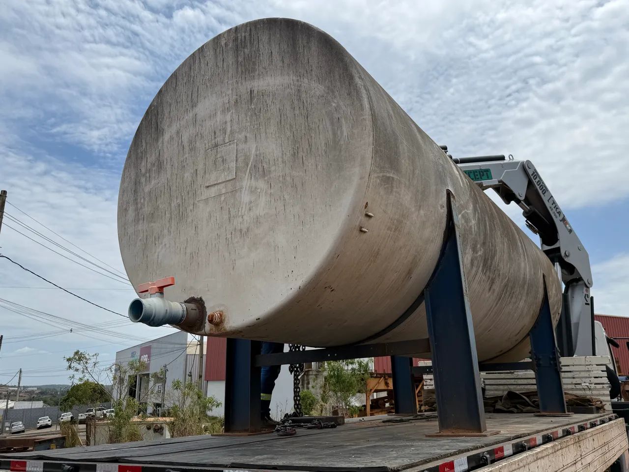 Tanque reservatório de água em chapa de aço 20.000 L  - Foto 4