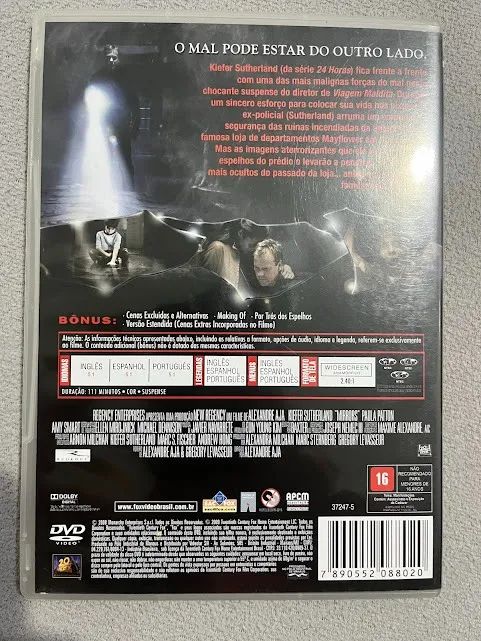 DVD Espelhos do Medo - Foto 2