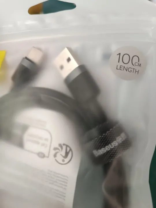 Cabo USB Tipo C Baseus 100cm - Preto Entrega Grátis