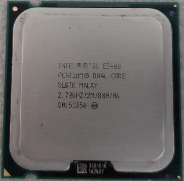 Processador Pentium Dual Core E5400 2.70 GhHZ LGA 775