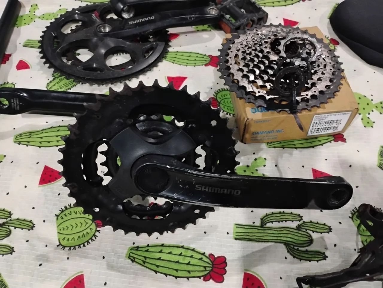 Guidões de Bicicleta e Relação de marcha shimano - Foto 5