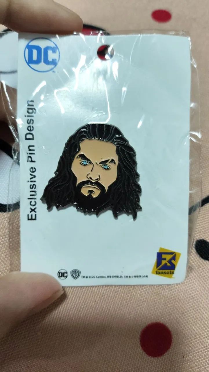 Pin Aquaman ccxp 2019