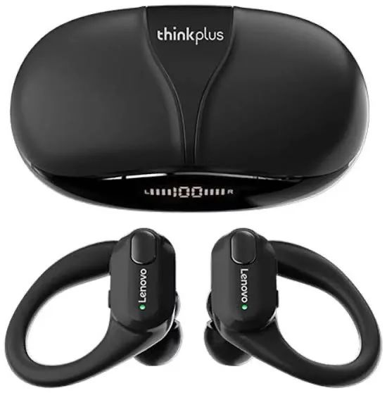 Fone esportivo Lenovo XT80, perfeito para corridas, qualidade impecável!