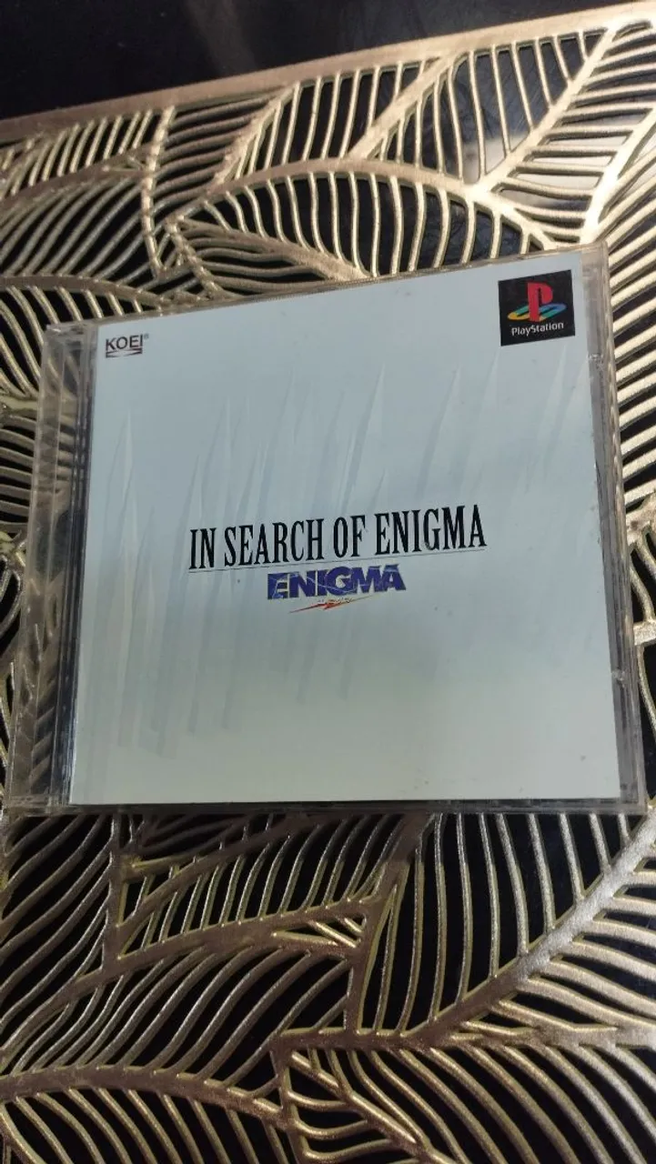 Jogo Playstation 1 - In Search of Enigma japonês original R$:200