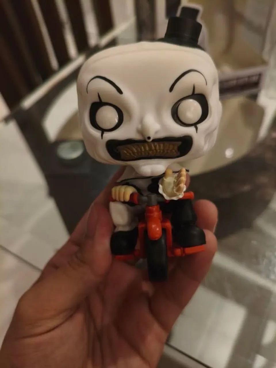 Funko pop Terrifier Art the clown With bike - novo e original - Foto 5