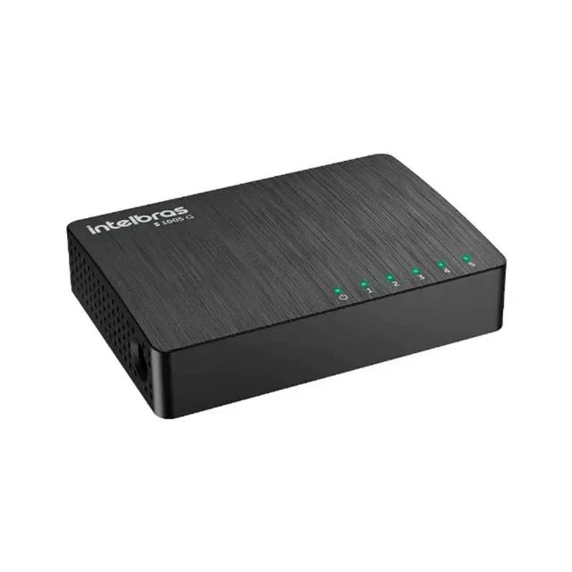 Switch 5 Portas Intelbras SKD-S1005G 10/100/1000Mbps Cert.Anatel - WZetta - Foto 2