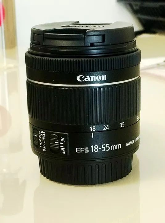 Lente Canon EFS 18-55mm f4-5.6