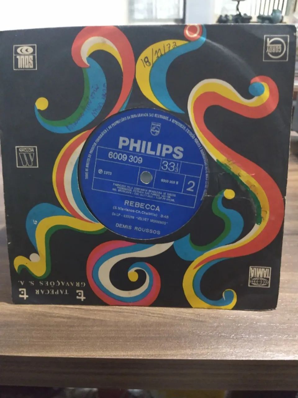 Compacto Vinil Demis Roussos When I'm a Kid/Rebecca - Foto 2