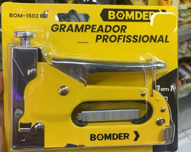Grampeador Tapeceiro Profissional Bomder Modelo BOM-1502