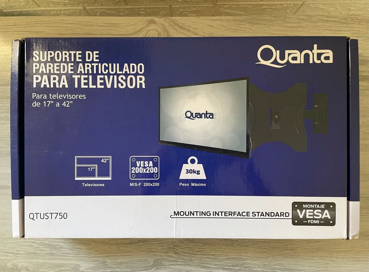 Suporte articulado Quanta QTSAP42 - p/ TVs 17" até 42? - Foto 6