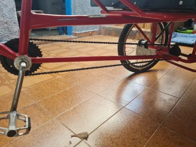 VENDO TRICICLO BIKE FOOD COM TETO FOOD TRIKE - R$ 1800 (ACEITO TROCAS) - Foto 3