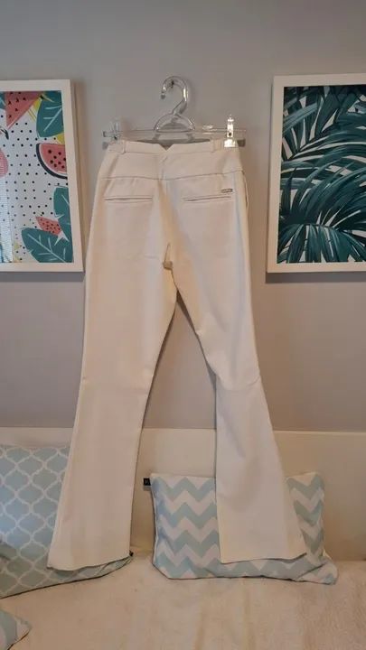 Calça branca social para trabalho - Foto 4