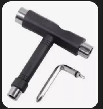 Chave de Skate T-Tool Amarela - Foto 2