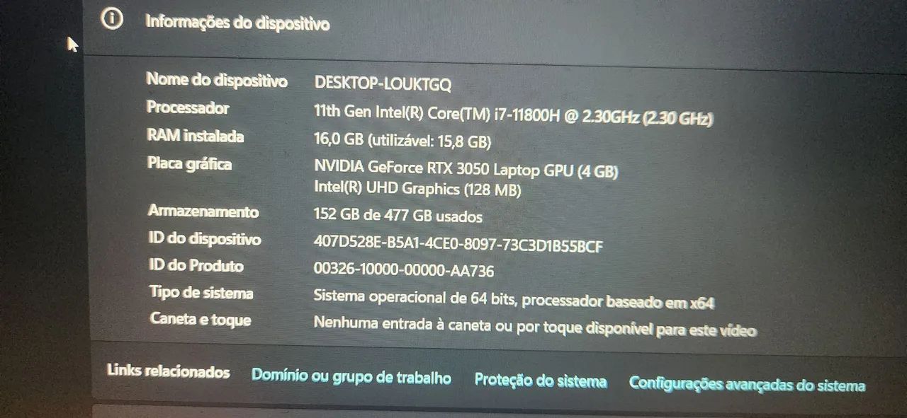 Acer Nitro 5 i7 16gb rtx 3050 - Foto 2