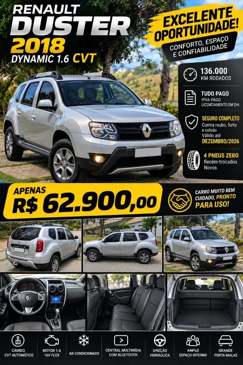 Renault Duster DYNAMIQUE 1.6 16V FLEX 2018