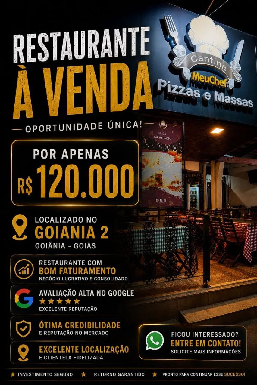 Restaurante, hamburgueria, pizzaria, bar etc...