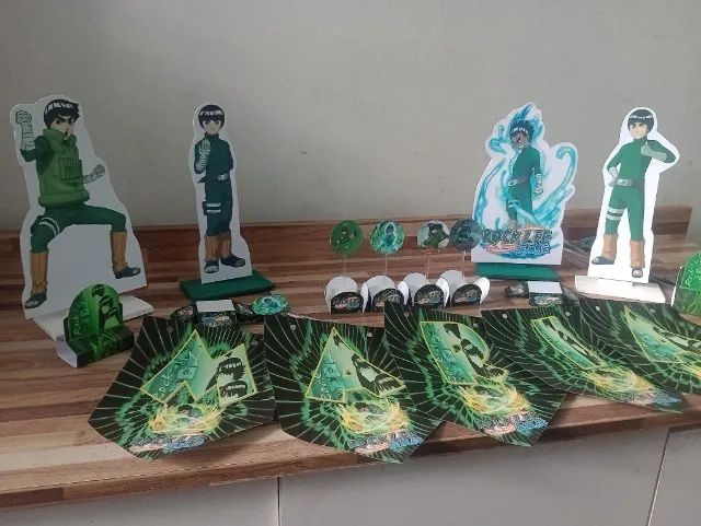 Kit decoração docinho tema: Rock Lee - Foto 5