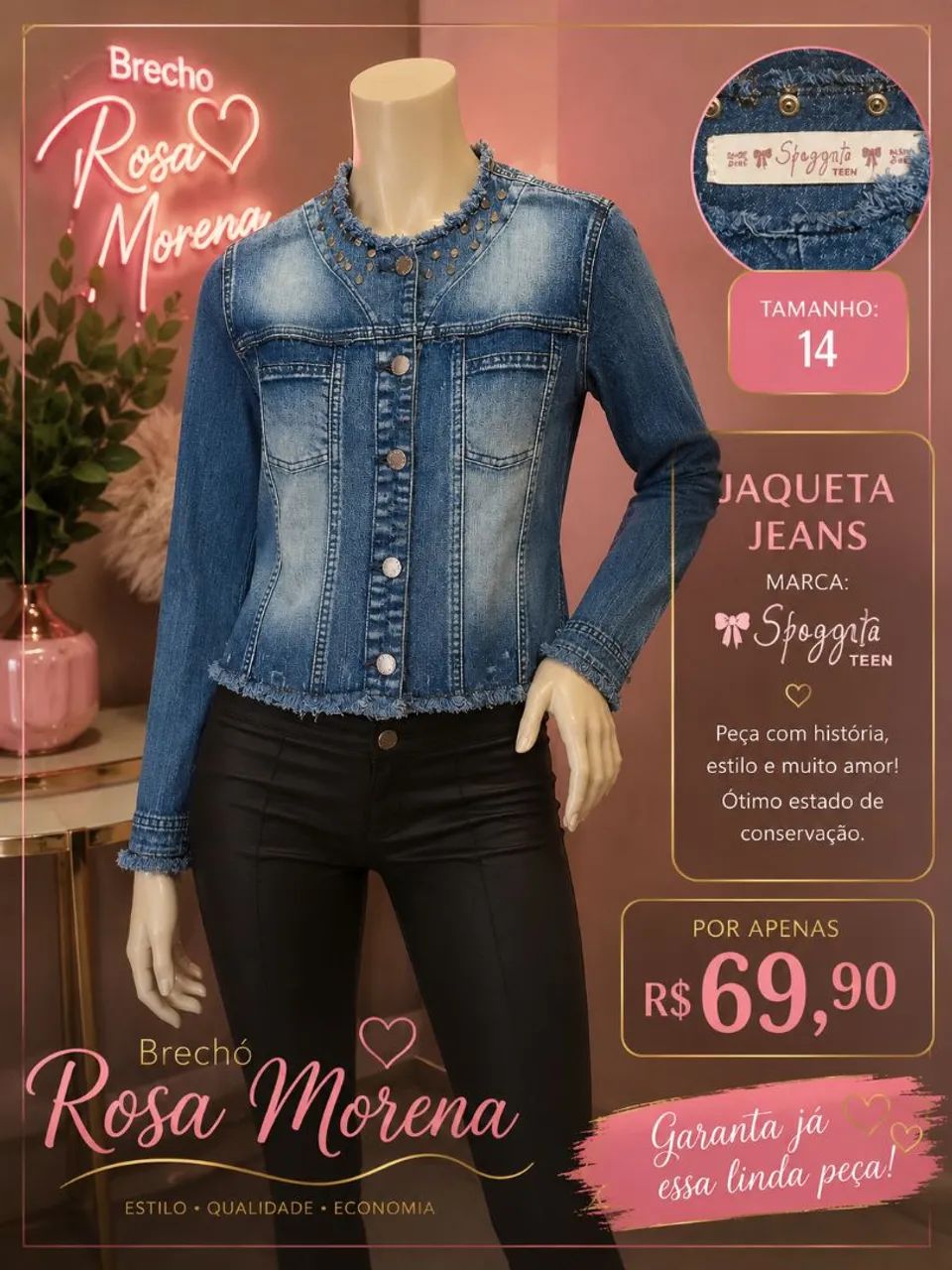 Jaqueta jeans 
