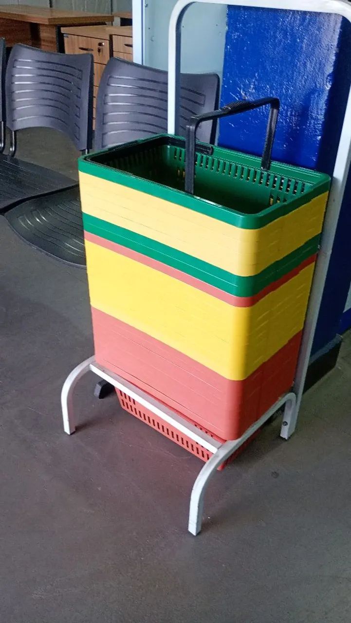 Cestas de compras vários modelos Centeraço Itapuã  - Foto 4