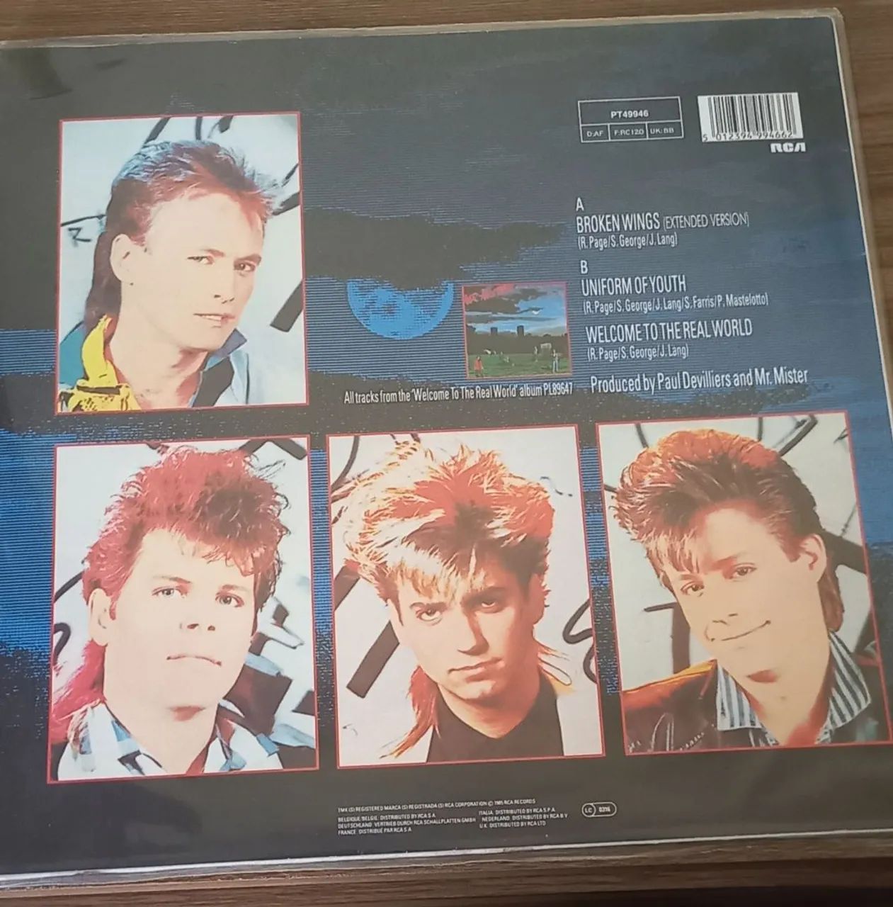 Lp Mr Mister- Bronken Wings- 12" - Foto 2