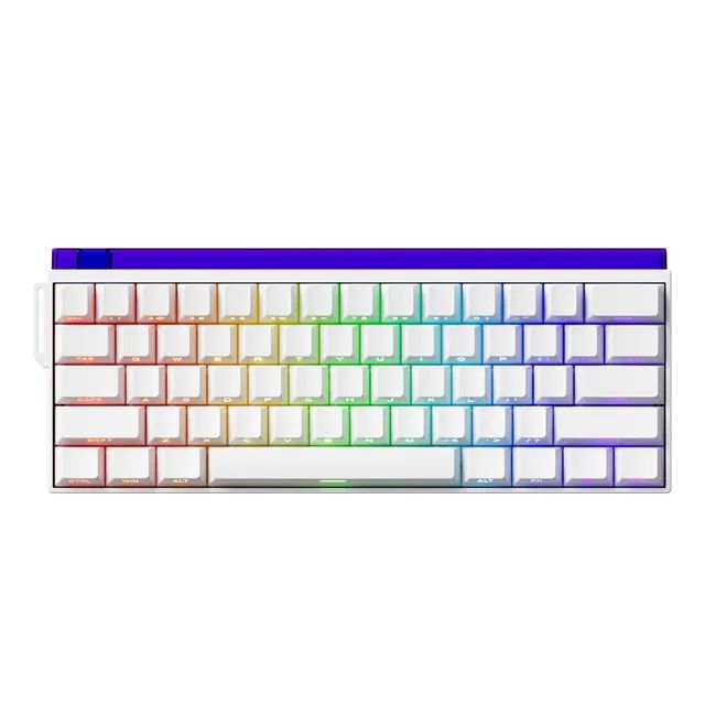 Teclado Akko Veekos Shine60 HE Switch Magnético 8000hz RT 0,01m