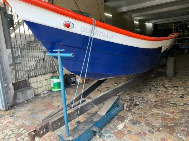 Barco Fibra Borda Alta quebra ondas 6,50 metros 21 pés - Foto 5