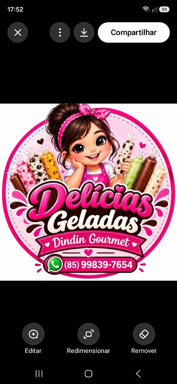 Delícias Geladas Dindin Gourmet 