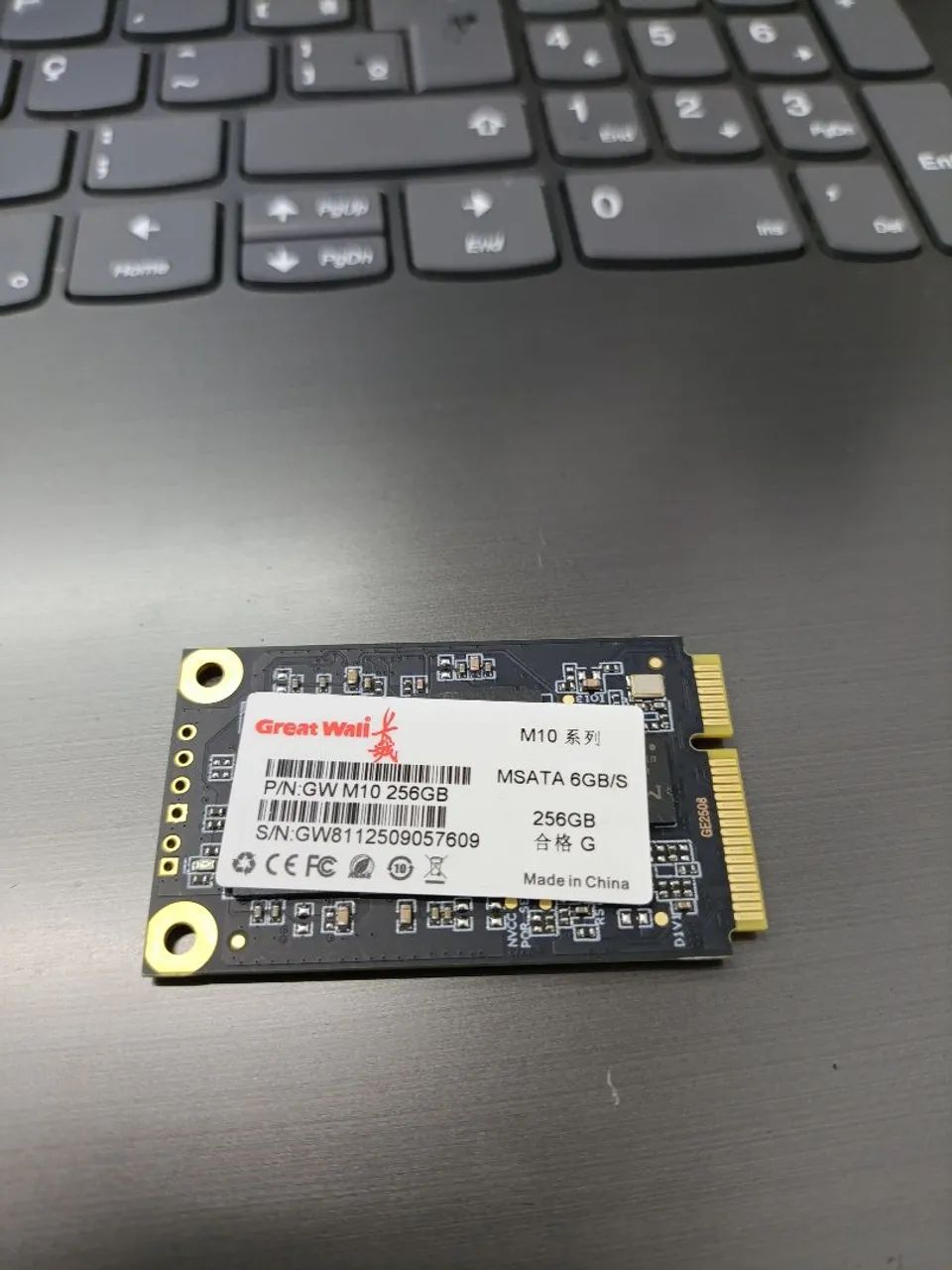 Msata 256 gb saudável funcionando normalmente  - Foto 4