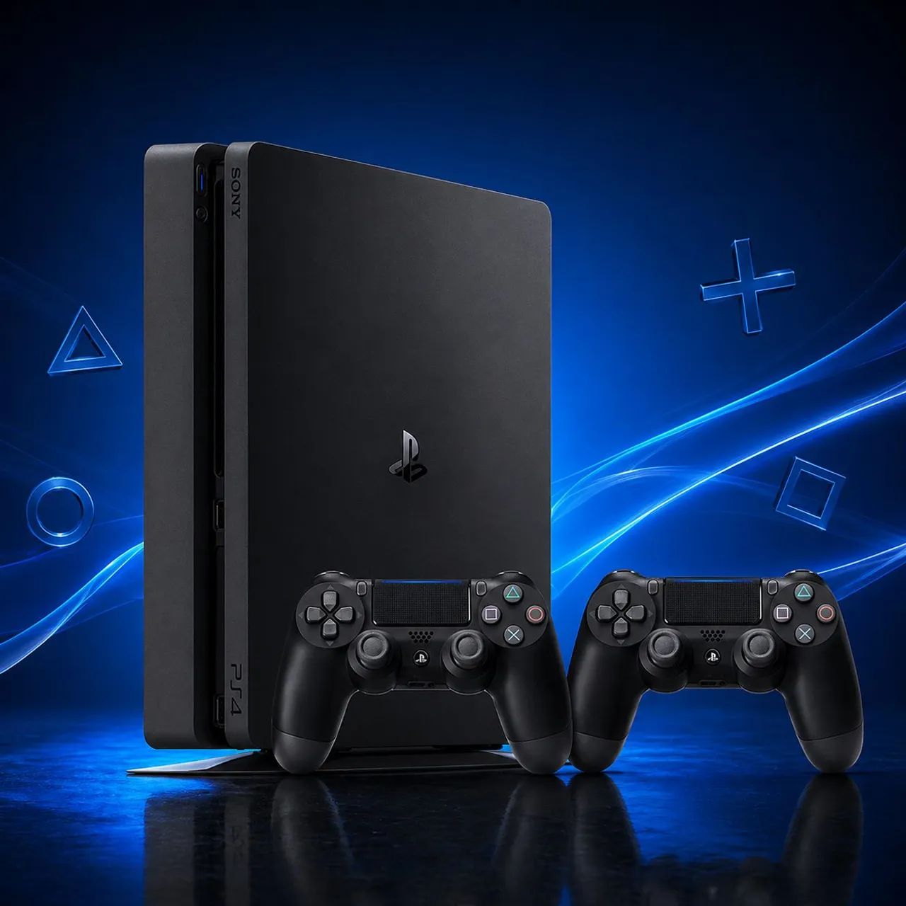 PS4 Slim 1TB +1 Game - (Testado / Funcionando) - Foto 2