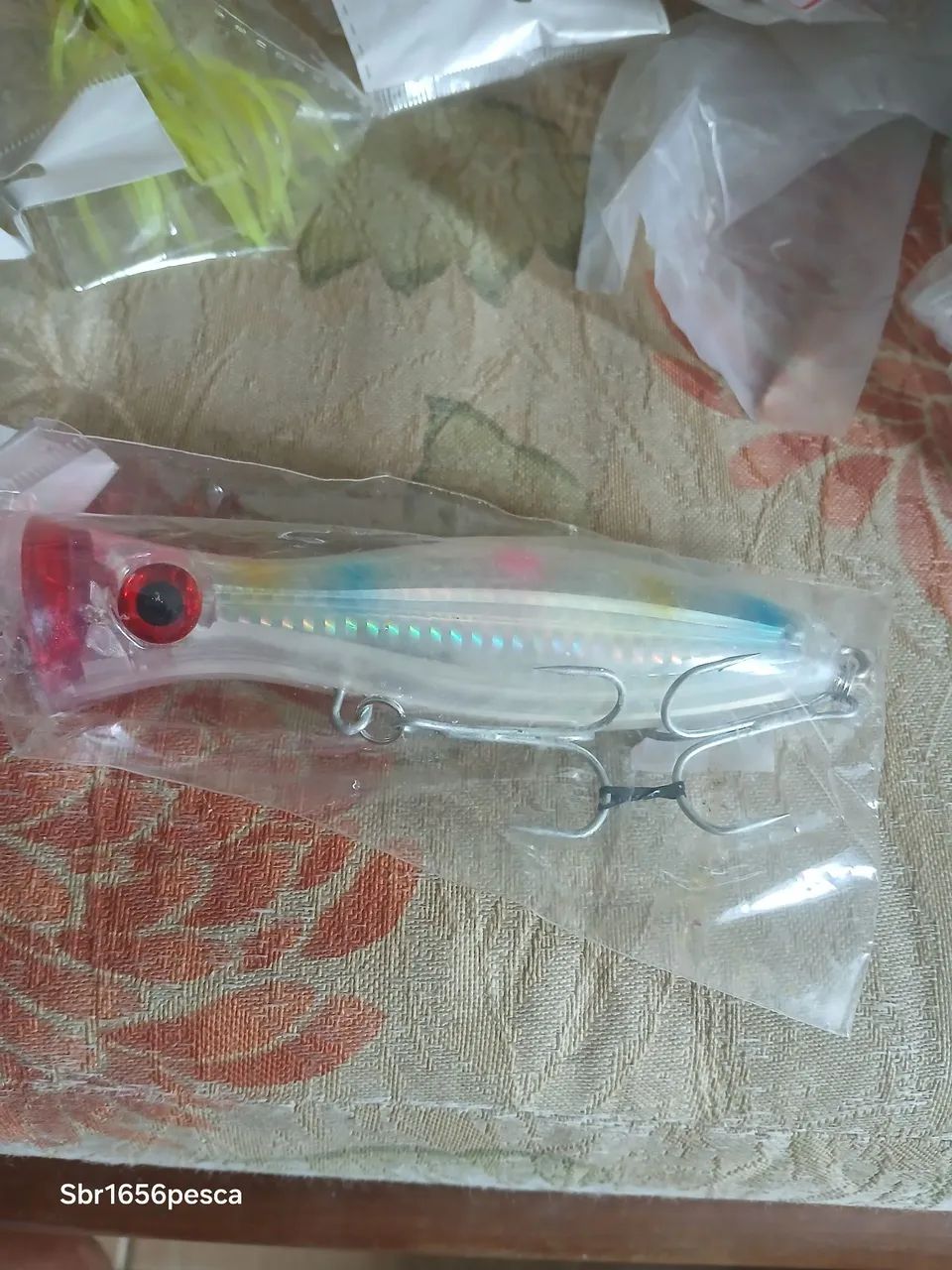 Isca de pesca artificial popper 120mm unitario - Foto 3
