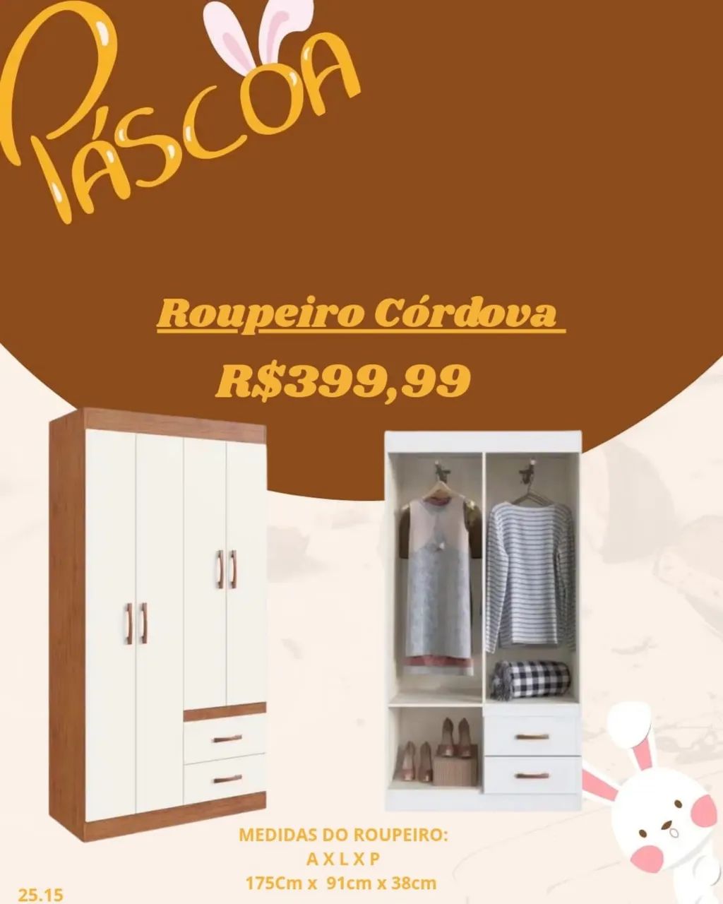 Guarda Roupa Cordova 