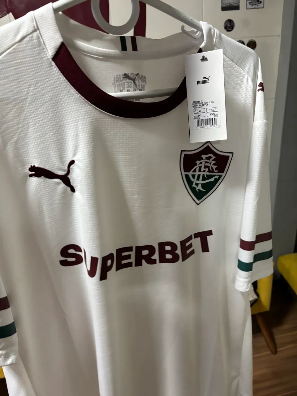 CAMISA DO FLUMINENSE 2026 ORIGINAL BRANCA PUMA - Foto 2