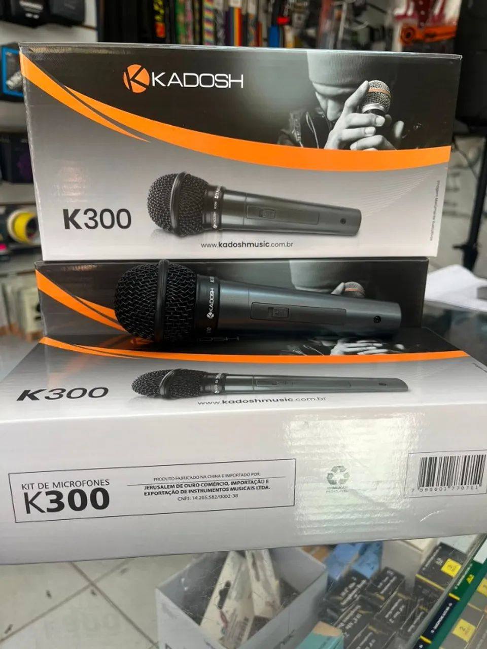 Microfone com Fio Kadosh K300 - Foto 3