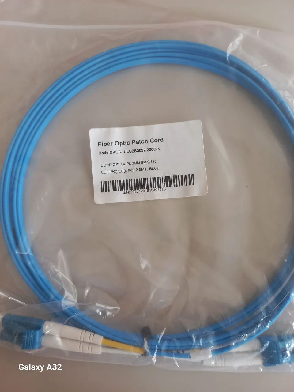 Parche Cord LC/UPC 9/125