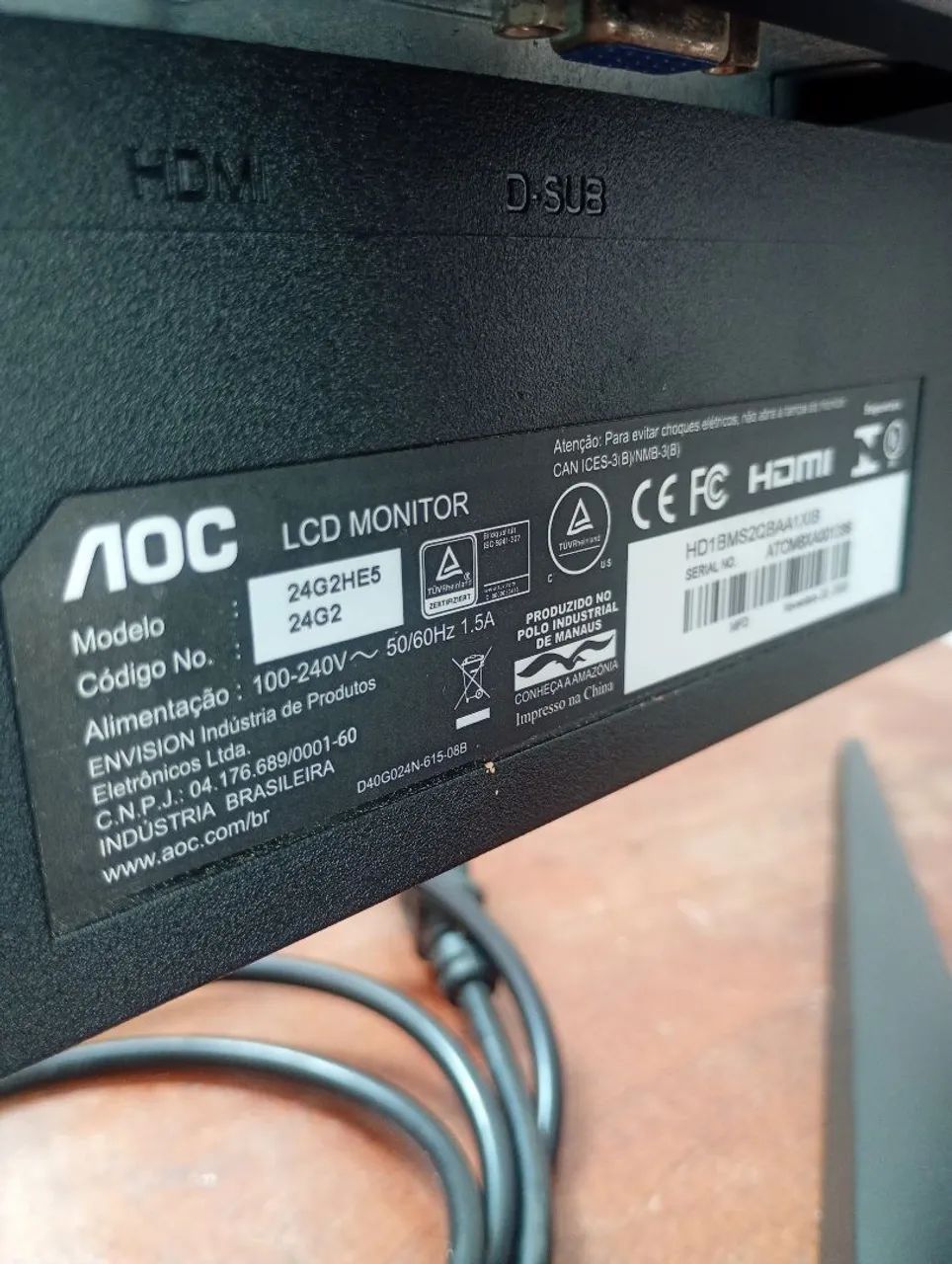 Monitor AOC 24 polegadas - Foto 3