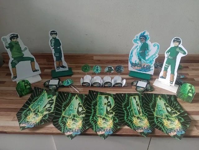 Kit decoração docinho tema: Rock Lee - Foto 3