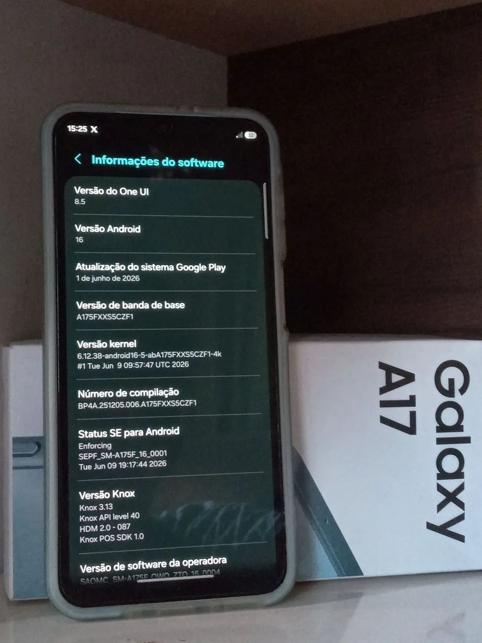 Galaxy a17 LTE 128gb/4gb. Mais fone e relógio 