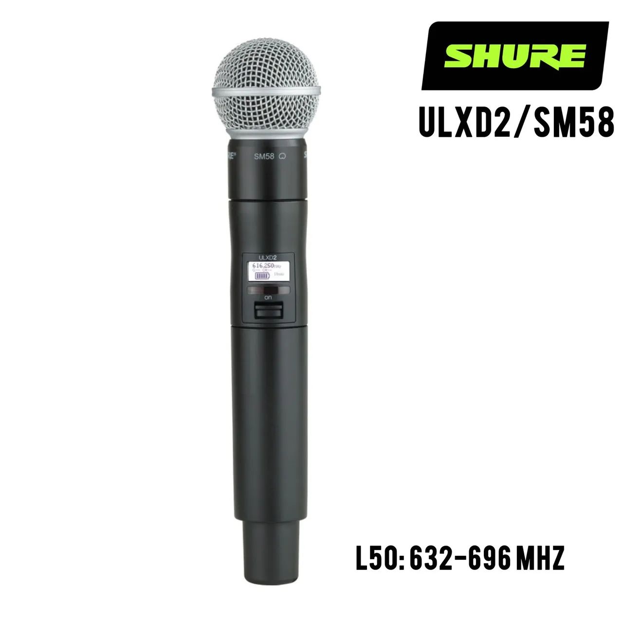 Transmissor Bastão Microfone Sem Fio Original Shure ULXD2/SM58 L50