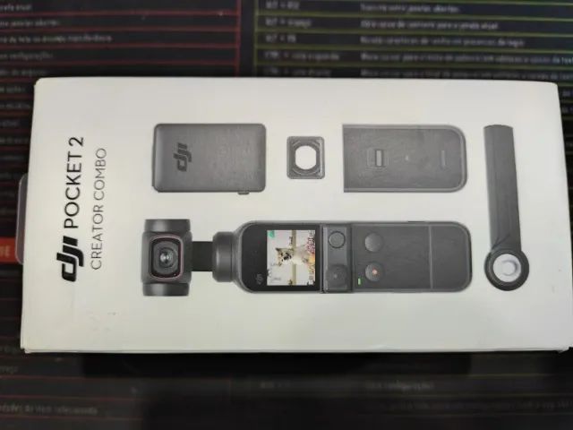 Dji Osmo Pocket 2 4k Câmera Portátil Estabilizada 3 Eixo Preta