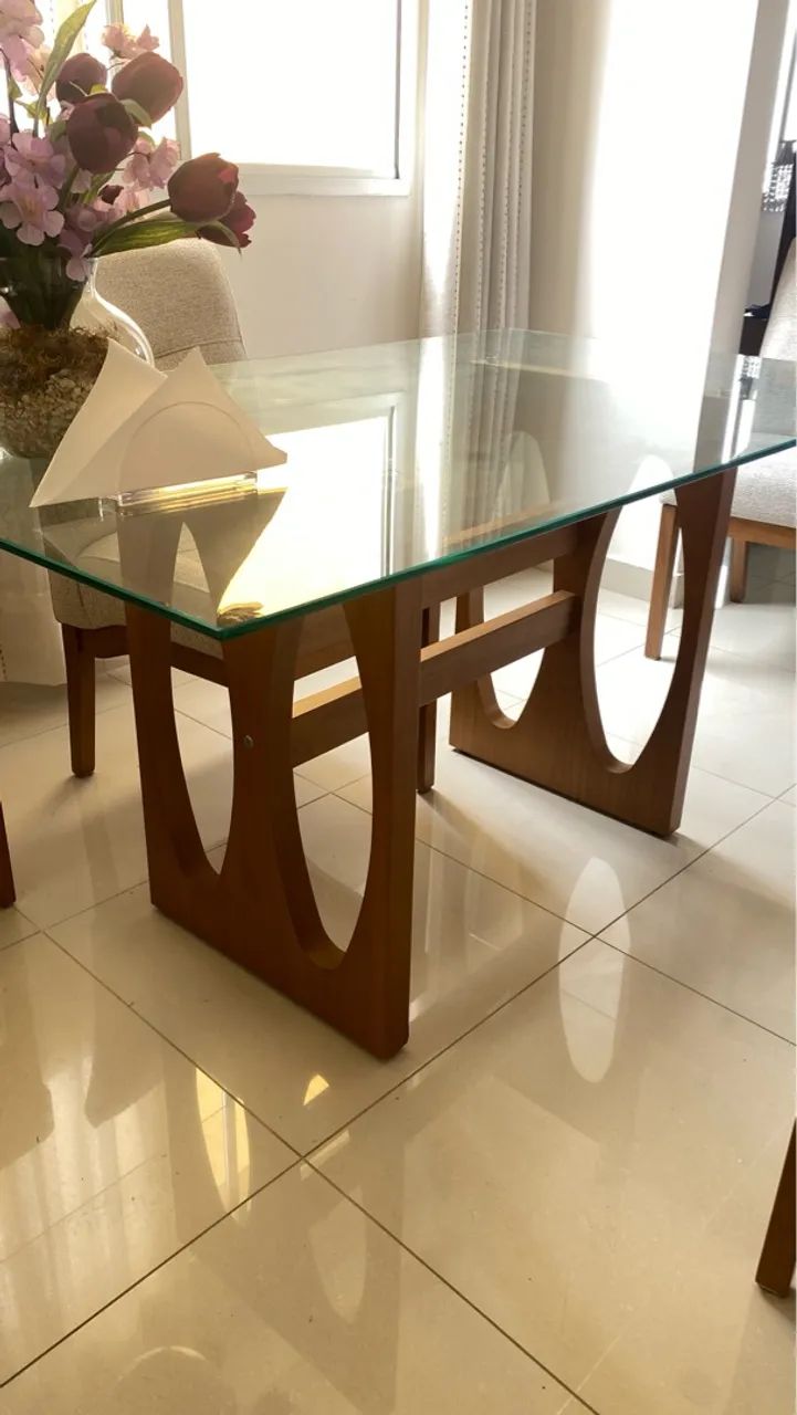 Vendo linda mesa de jantar - Foto 4