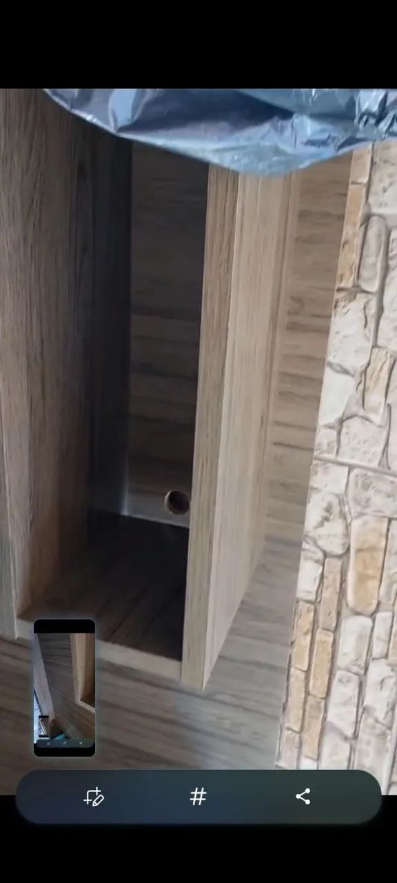 PAINEL DE SALA MDF COM VIDRO  - Foto 3