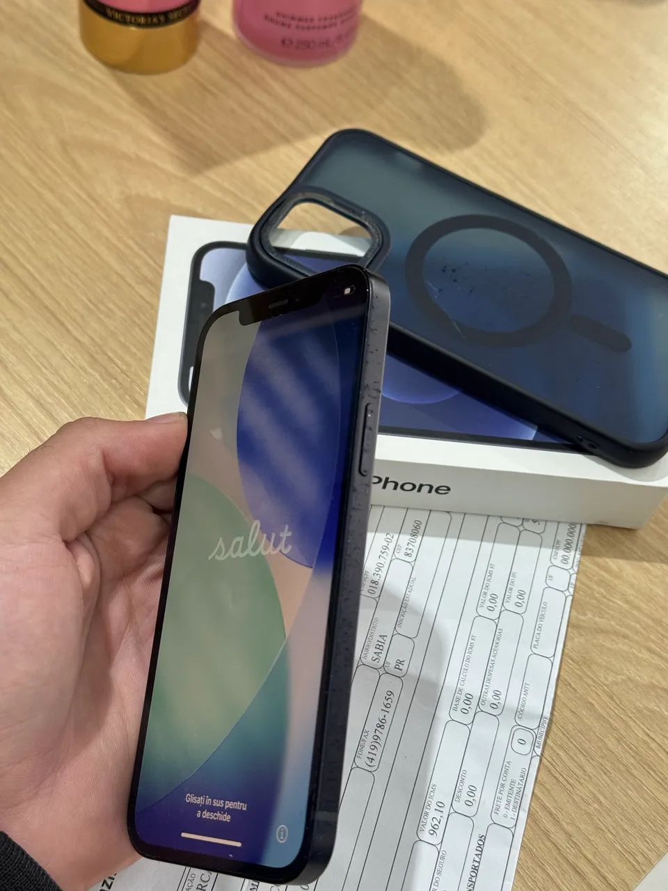 Iphone 12 Caixa e Nota