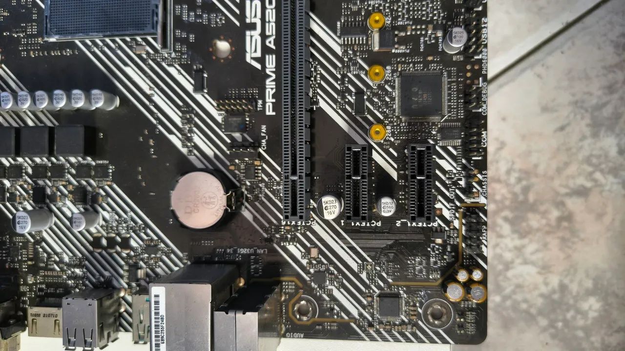 Placa mãe A520M-E ASUS (usada) - Foto 5