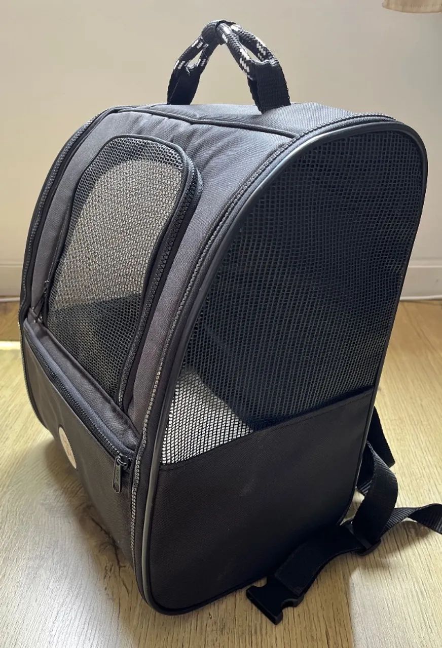 Mochila de Transporte para Cães e Gatos São Pet - Foto 4