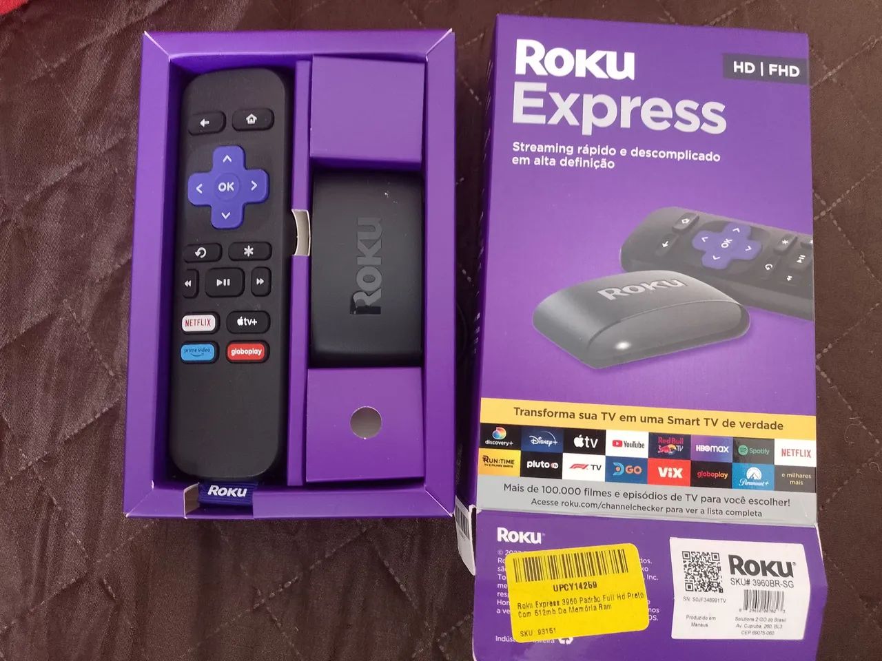 Roku Express original na caixa - Foto 2